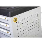 Тележка инструментальная открытая, 3 ящика WDK-713