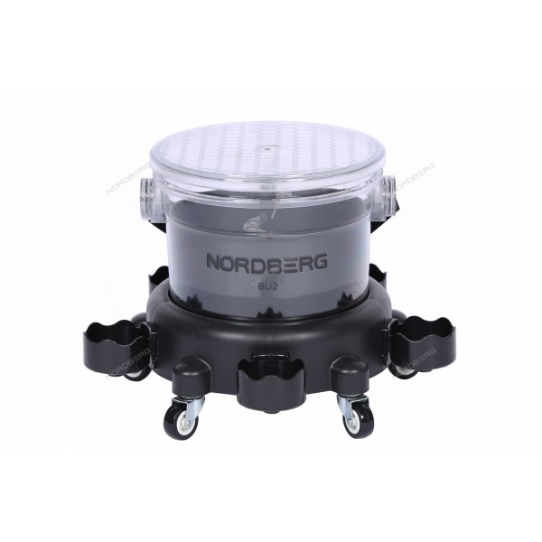Ведро для детейлинга на колесах NORDBERG BU2