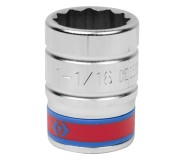 Головка торцевая стандартная двенадцатигранная 3/4, 1-1/16, дюймовая KING TONY 633034S