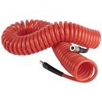 Шланг пневматический спиральный Harrison с БРС, 15 м, 8х12 мм HRS-228015