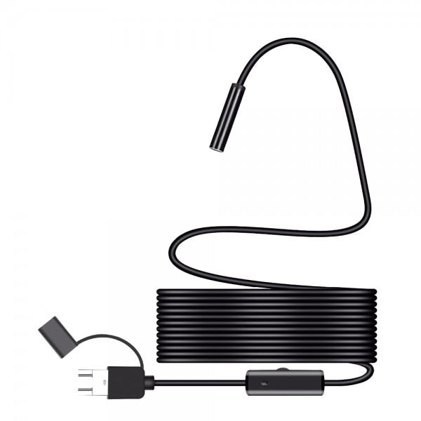 Видеоэндоскоп USB, 1Мп, 1600x1200, 3,5м, 8мм зонд iCartool IC-V101