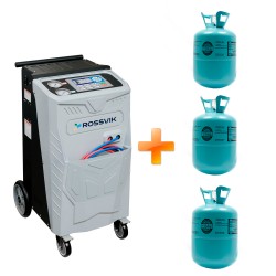 Комплект: Заправка кондиционеров + 3 баллона хладагента R-134A