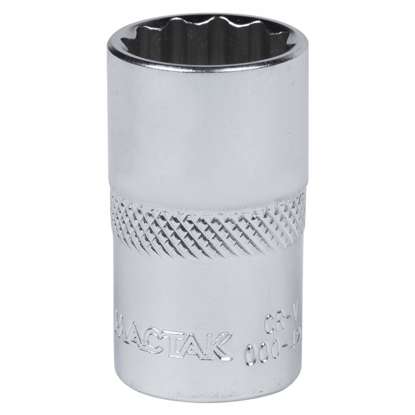 Головка торцевая стандартная двенадцатигранная 1/2, 14 мм МАСТАК 000-42014