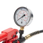 Гидравлический ручной насос, однополостной, с манометром, 700 бар, 0,7 л HRH-PM011002