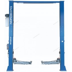 Подъемник двухстоечный 6 т HIGH, верхняя синхронизация, 380 В, синий NORDBERG N4122H1E-6B_380