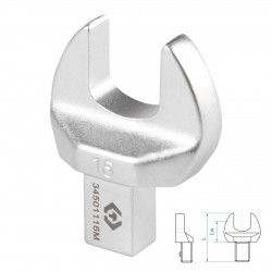 Насадка рожковая серии FIT, 16 мм, 9х12 мм KING TONY 34501116M