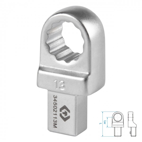 Насадка накидная серии FIT, 13 мм, 9х12 мм KING TONY 34502113M