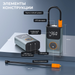 Автомобильный компрессор iCartool IC-CC3695