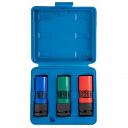 Набор ударных глубоких торцевых головок 1/2, шестигранные, 17, 19, 21 мм KING TONY 44905MP