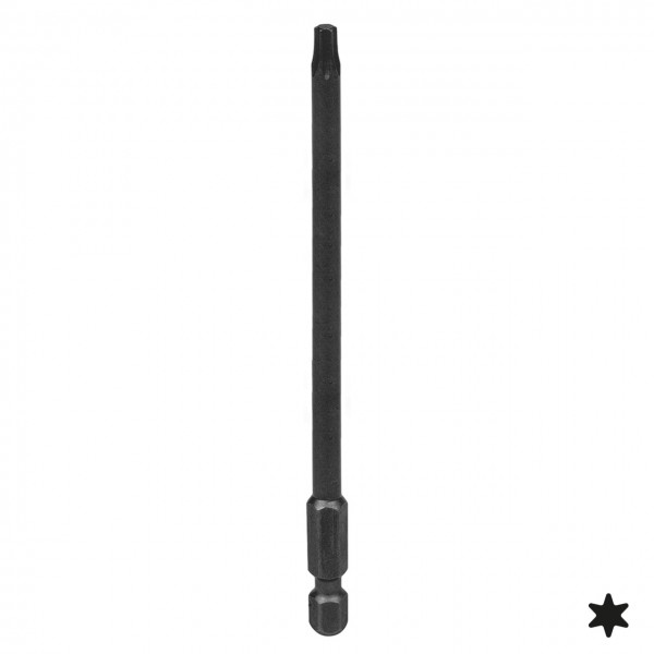 Вставка (бита) торцевая 1/4, Torx, Т15, 110 мм, для шуруповерта KING TONY 711115T