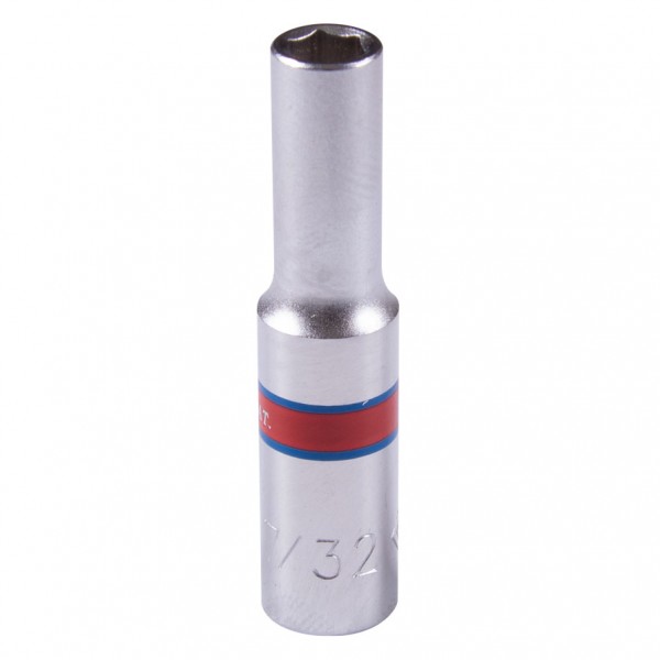 Головка торцевая глубокая шестигранная 1/4, 7/32, дюймовая KING TONY 223507S