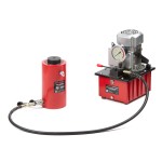 Гидравлический цилиндр (домкрат), многоступенчатый, однополостной 30 т, ход 300 мм HRH-CY0203300