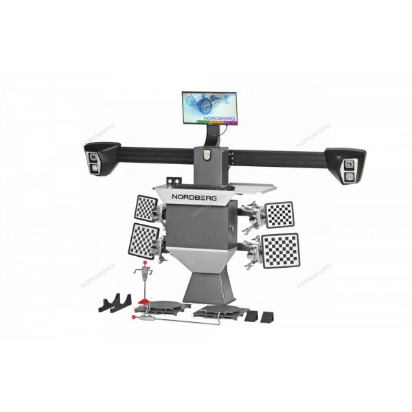 Стенд сход-развал 3D укороченная колонна для ям, серый NORDBERG C802-P (7015)