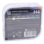 Автолампа H4 (60/55) P43t-38 +50% (бокс, 2шт) 12V MEGAPOWER /1/10 M-37033019