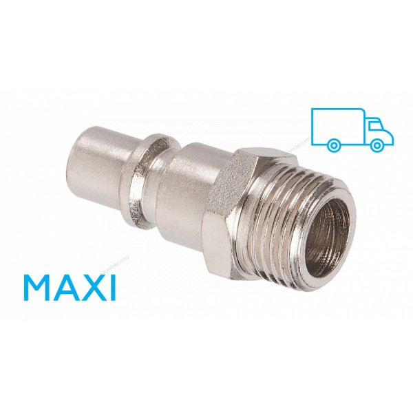 Переходник "папа" МАКСИ быстросъемный - резьба M1/2" NORDBERG NPM24M