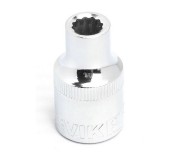 S121227 Головка торцевая 12-гранная ROSSVIK 1/2", 27мм