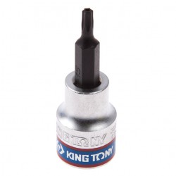 Насадка (бита) торцевая 3/8, Torx, T15, L = 50 мм, с отверстием KING TONY 302715