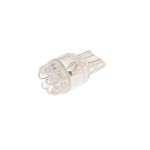 Автолампа W21/5W (W3*16q) 9 LED RED  63лм 24V MEGAPOWER /10/100 M-20381DR-24