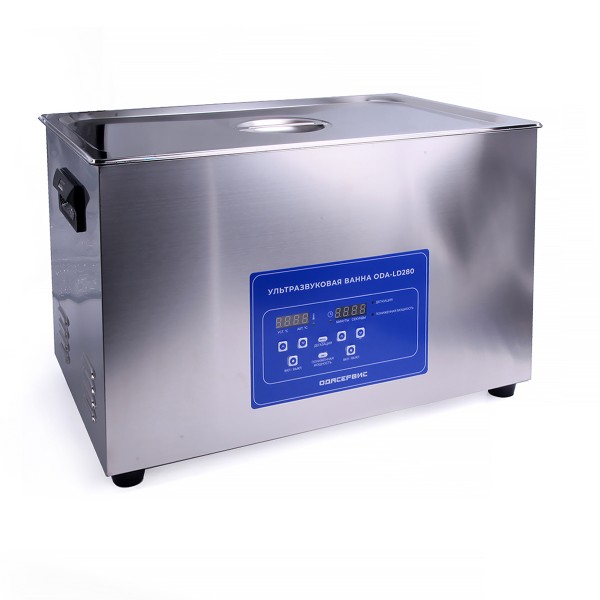 Ультразвуковая ванна с ЖК дисплеем, функциями подогрева и дегазации, 30 л ОДА Сервис ODA-LD280