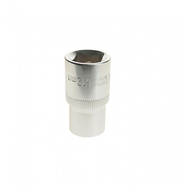 Головка торцевая 12мм 1/2" 6-гранная L=40мм ЭВРИКА  1/224 ER-91305