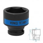 Головка торцевая ударная шестигранная 1/2, 35 мм KING TONY 453535M