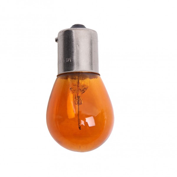 Автолампа PY21W (BAU15s) YELLOW STANDART 12V MEGAPOWER /10/50 M-37033058