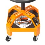 Стул рабочий для автослесаря с лотком для инструмента WDK-86016