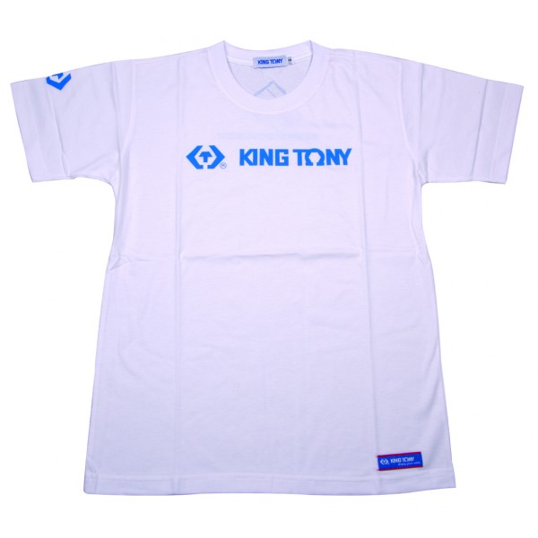 Футболка с логотипом бренда KING TONY (размер: 2L), белая KING TONY ZS142W-2L