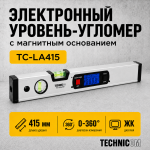 Уровень-угломер электронный с магнитом 415 мм TECHNICOM TC-LA415