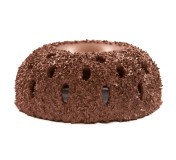 NS05-7018 Полусфера шероховальная, Ø102x38мм, AH 14мм, 18 Grit