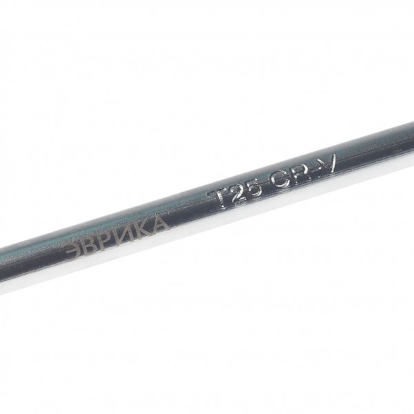 Ключ TORX T25 : Г-образный удлиненный ЭВРИКА /1/16/128 ER-76625L