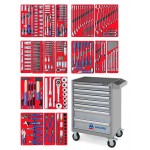 Набор инструментов ЭКСПЕРТ в серой тележке, 323 предмета МАСТАК 52-07323G