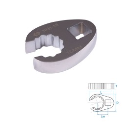 Ключ разрезной (воронья лапка) 15 мм, 3/8 KING TONY 1031-15R