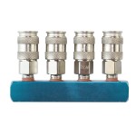 Разветвитель пневматический, вход 1/4 (F), 4 выхода БРС WDK-84MM