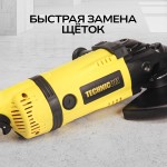 Угловая шлифовальная машина TECHNICOM , 2600Вт, 220В, 6600 об/мин, диск 230мм TC-EAG230