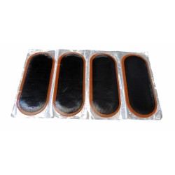 CLIPPER НАБОР ЗАПЛАТ P1115-2 камерные на фольге 48*115мм (овал) (12шт.)