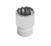 S121221 Головка торцевая 12-гранная ROSSVIK 1/2", 21мм