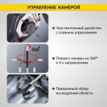 Видеоэндоскоп управляемый, экран 4.5, 1Мп, 1280х720, 1.5м, 4мм зонд, всесторонняя артикуляция iCartool IC-VC154AW