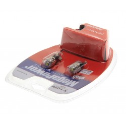 Автолампа T10W (W2,1x9,5d) 1 SMD CREE WHITE блистер с тестером (2 шт) 6000K 120лм   12V MEGAPOWER /1/10/100