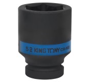 Головка торцевая ударная глубокая шестигранная 1, 52 мм KING TONY 843552M