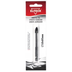 Сверло 10х85мм HEX1/4' стекло 1820.105100