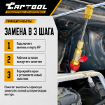 Вентиль для замены золотника кондиционера без сброса давления HP Car-Tool CT-M1036