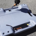 Лежак ремонтный, подкатной, пластиковый, серый OPT-40130G