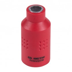 Головка торцевая диэлектрическая шестигранная 3/8, 7 мм KING TONY 3335VE07M