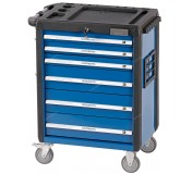 Тележка инструментальная, 6 выдвижных ящиков, синяя NORDBERG T6N(B)