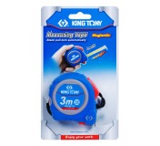 Рулетка измерительная 3 м, магнитный крюк KING TONY 79094-03M