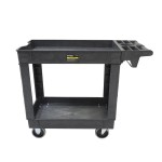 Тележка пластиковая, 2 полки OPT-607S