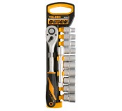 Набор торцевых головок с трещоткой 1/2, 10-22 мм, 12 предметов TOLSEN TT15152