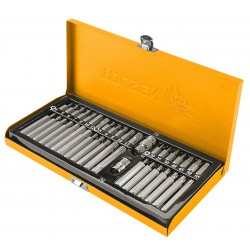 Набор вставок (бит) 10 мм, Torx, Spline, Hex, 40 предметов TOLSEN TT20385