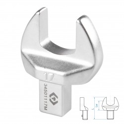 Насадка рожковая серии FIT, 17 мм, 9х12 мм KING TONY 34501117M